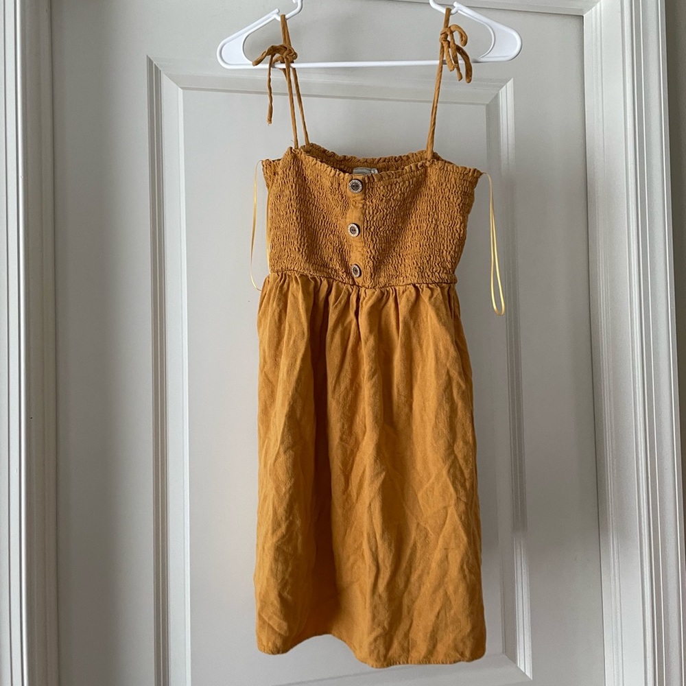 Mustard Yellow Summer Dress